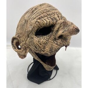 Vintage Paper Magic Group Mask Creepy Old PRIEST Man Bald HALLOWEEN 1998